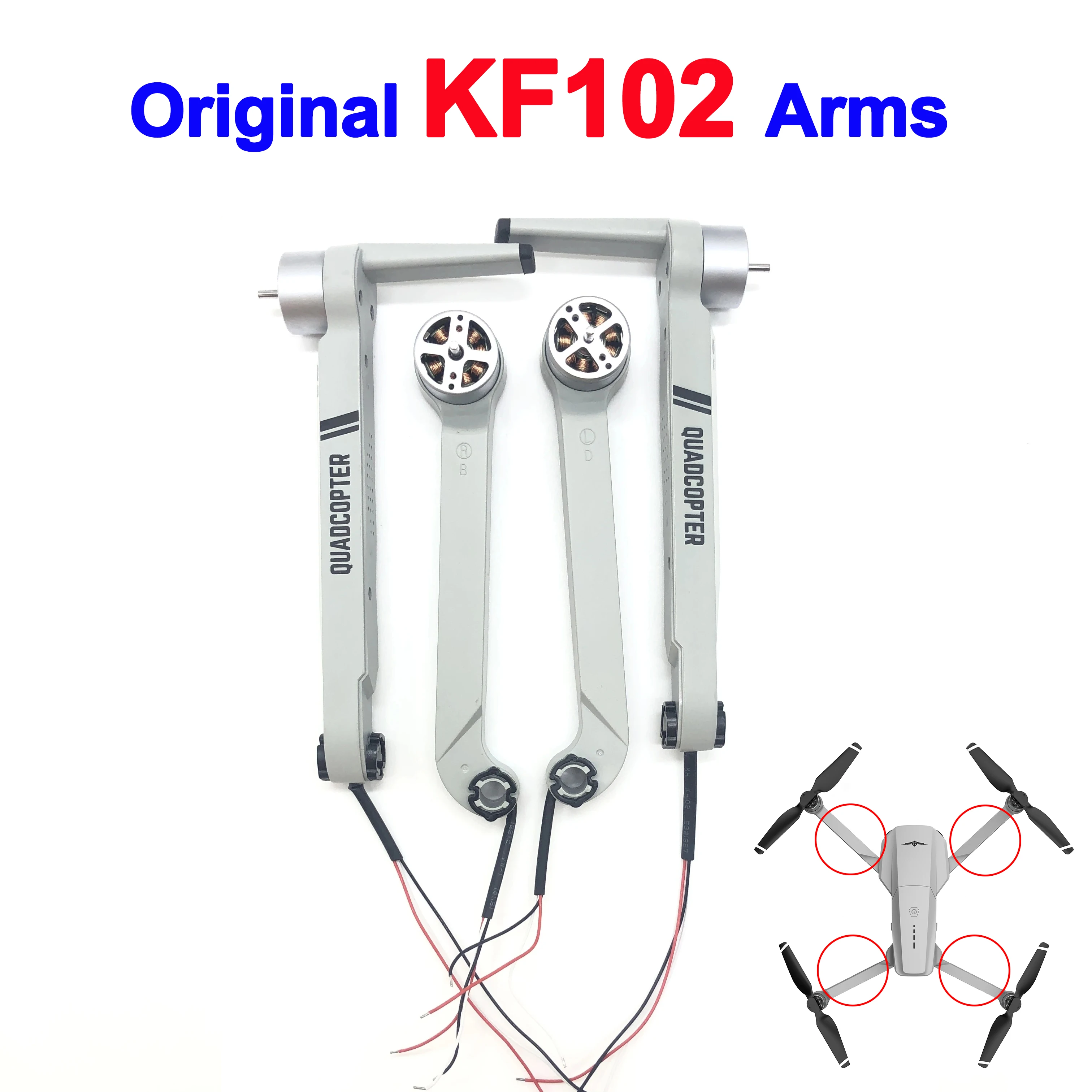 Drone Gimbal 2 Axis - KF102 MAX Vorne Hinten Arm Ersatz