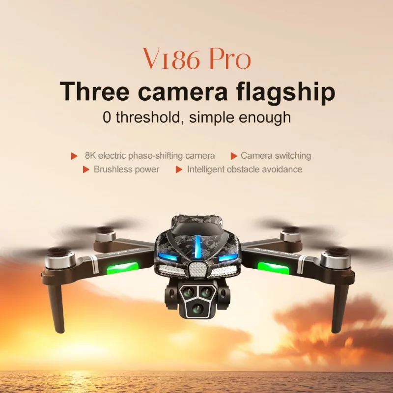 Drone Gimbal 2 Axis - Neue V186 Pro Drone Professionelle Bürstenlosen