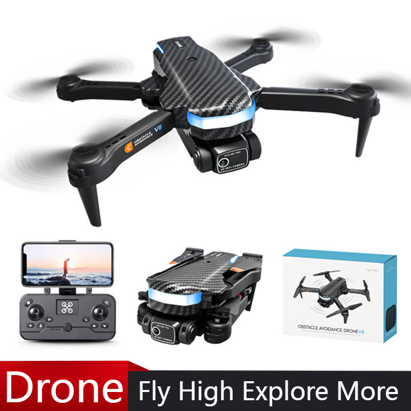 Drone Gimbal 2 Axis - V8 Professionelle Drohne Mini 8K HD