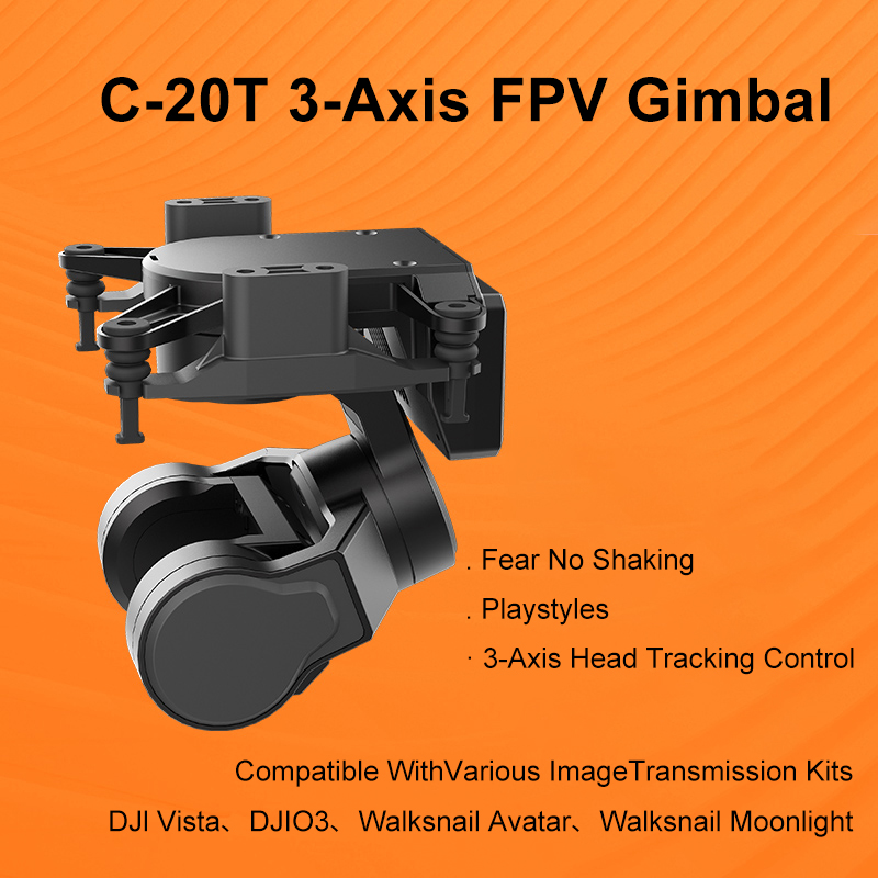 Drone Gimbal Mount - 3-Achsen-Gimbal für FPV-Renndrohnen mit Erhöhter Stabilität