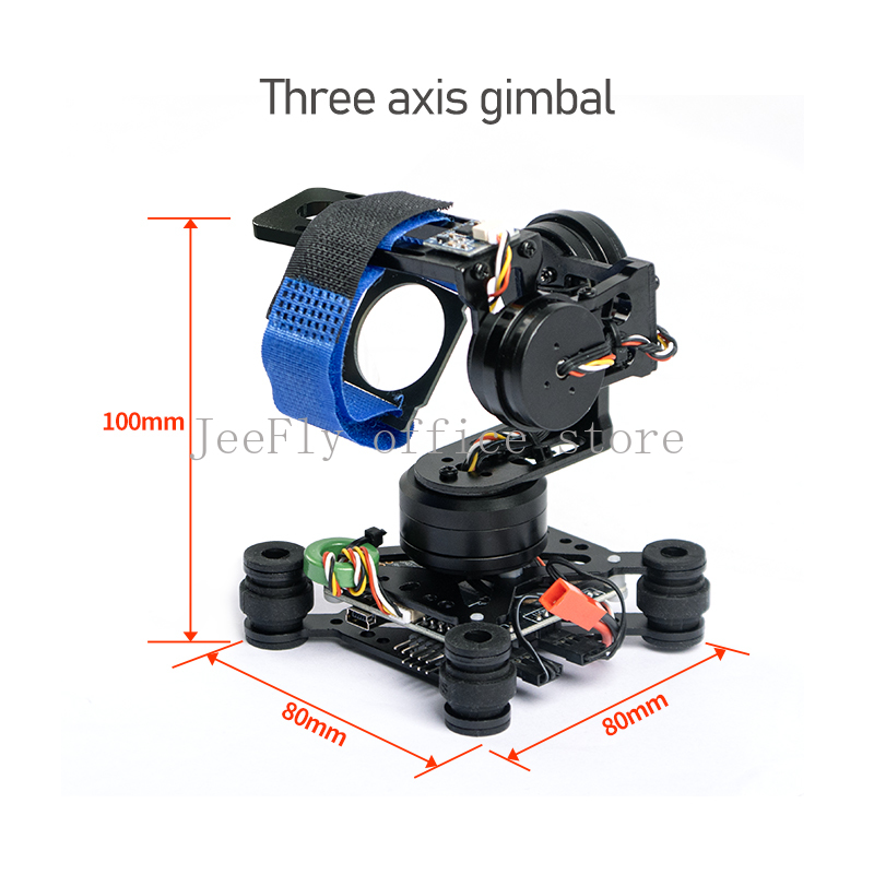 Drone Gimbal Mount - 3-Achsen-Brushless-Gimbal-Kamerahalterung & 32-Bit-Storm32-Controller Broad für Gopro3/Gopro4/SJ4000/Xiaomi