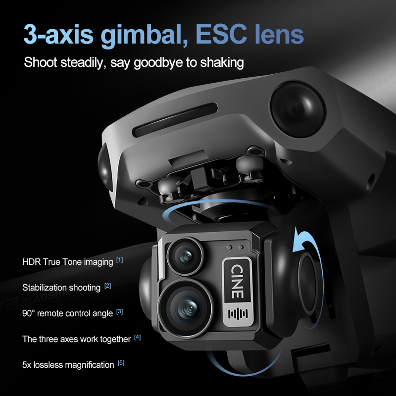 8K 3-Achsen-Gimbal Bürstenlose – Drone Gimbal Case Bewertung und Preis