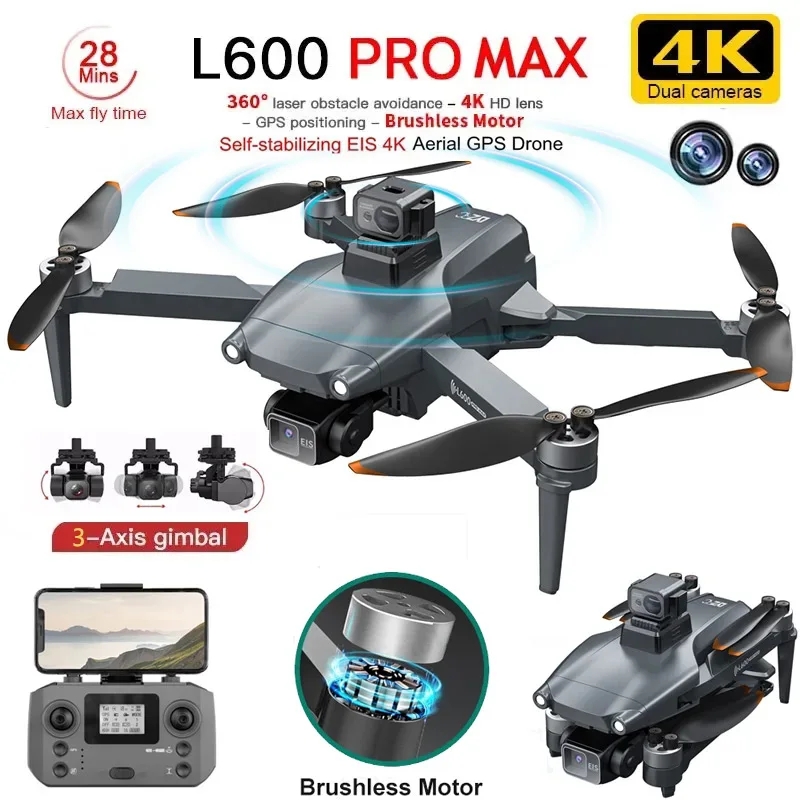L600 PRO MAX GPS Drone Profess – Drone Gimbal Brushless Bewertung und Preis