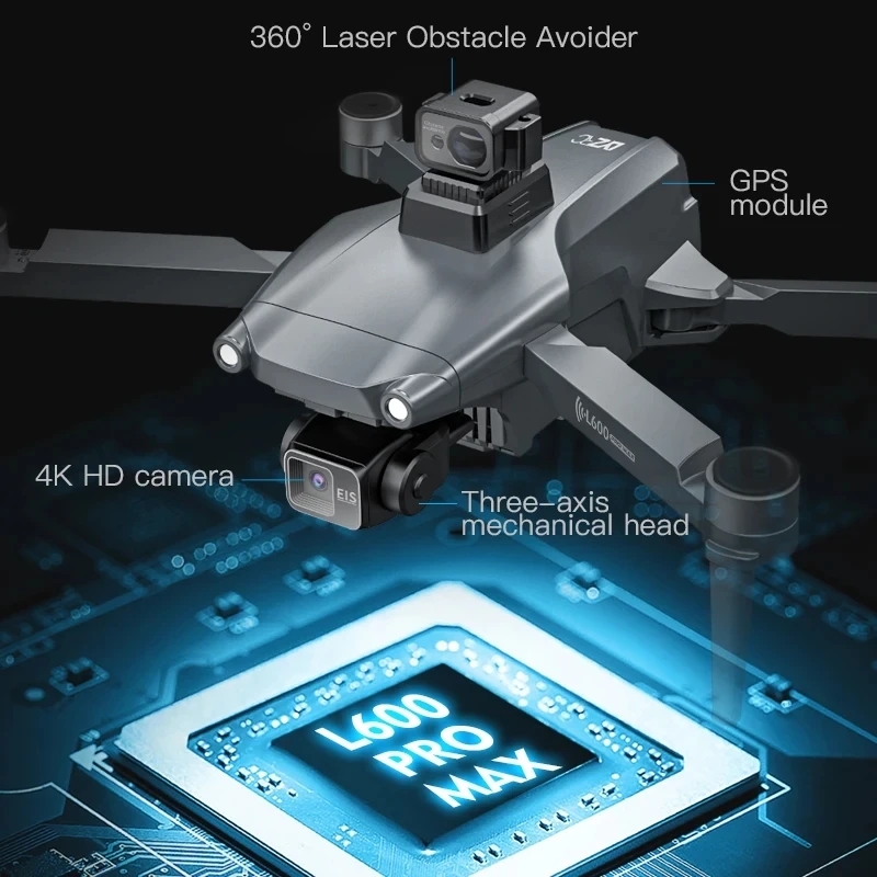 L600 PRO MAX GPS Drone Profess – Drone Gimbal Brushless Bewertung und Preis